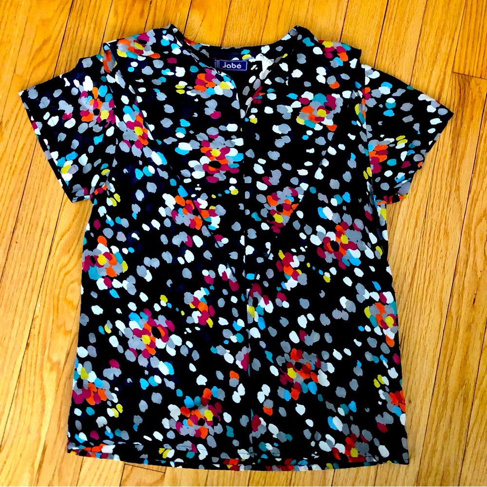 Vintage #French Pima cotton #blouse, demure and delicate with one top button